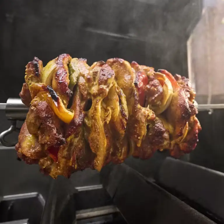 Included rotisserie accessory