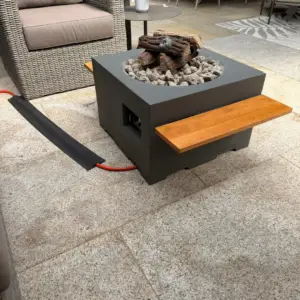 Cocoon fire pit and hose guard