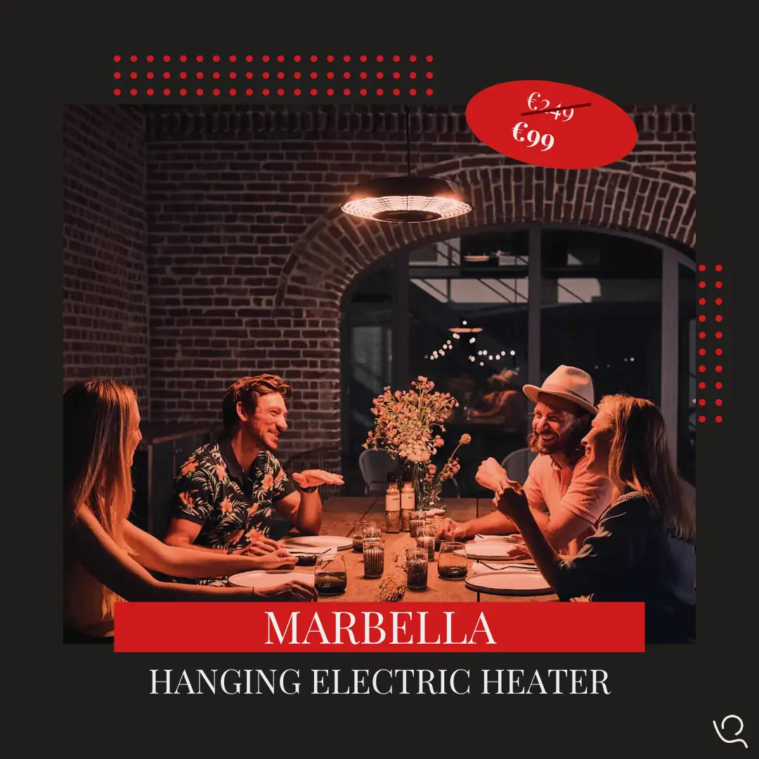 Electric patio heater for outdoor living on sale in Dublin