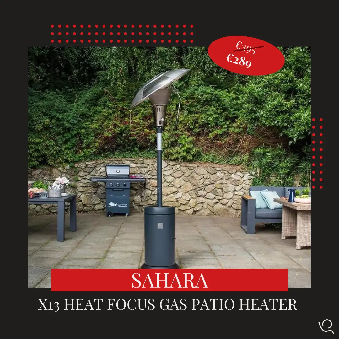 Gas patio heater on sale at The Outdoor Scene Ireland