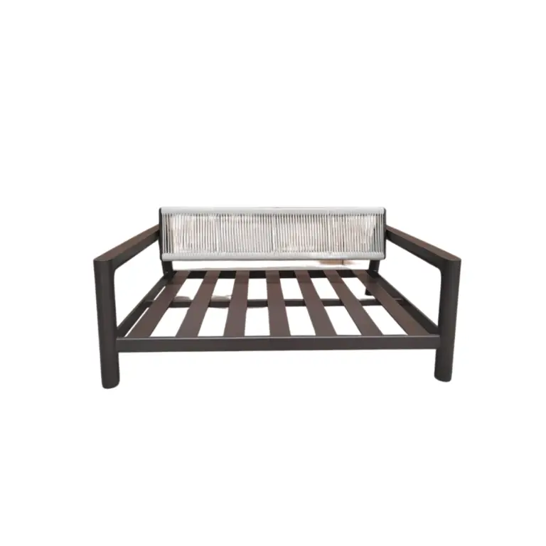 Tolo 2-Seater Sofa aluminium frame