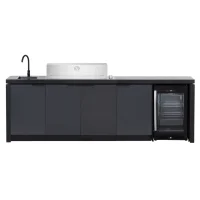 Cabinex classic Outdoor kitchen for sale from Outdoor Scene with 6 burner roasting hood built in BBQ from beefeater. Shop today