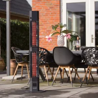 Sunred Heater Royal Diamond Dark Lounge Outdoor Heater - Electric Outdoor Heaters For Sale Dublin