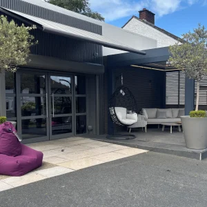 Garden Pergola, Awning, Glass Roof experts in 2 Goatstown, Dublin, Ireland. The Outdoor Scene- Ireland's best garden centre.